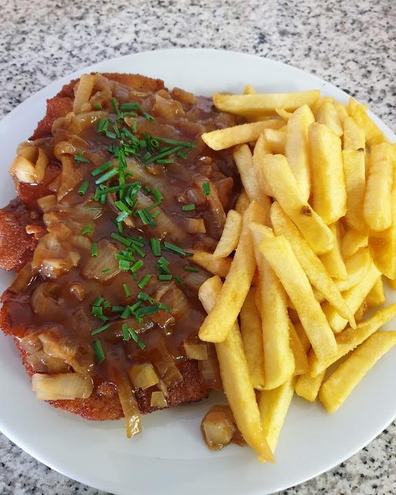 Biergarten zum schönen Camper